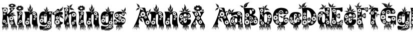 Kingthings Annex font
