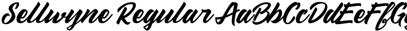 Sellwyne Regular font