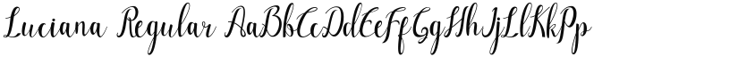 Luciana font download