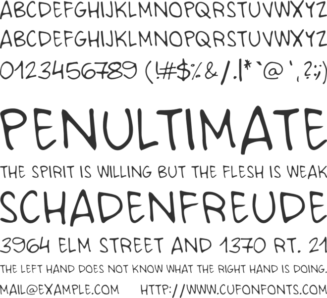 CZINEGE font preview