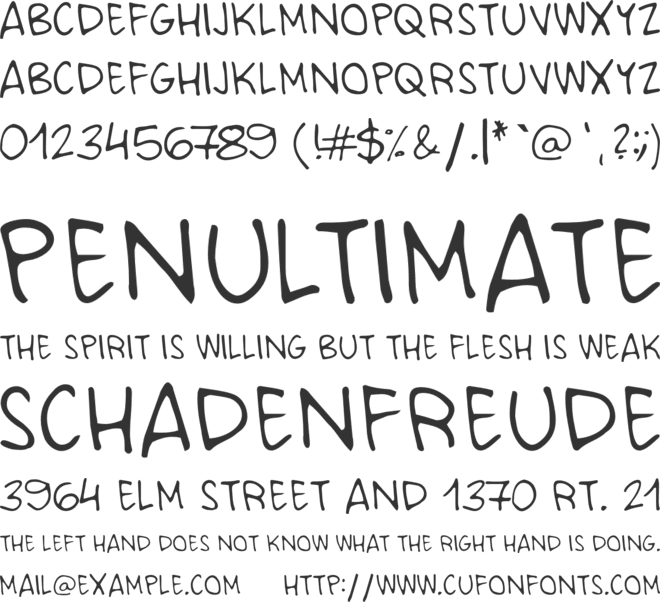 CZINEGE font preview