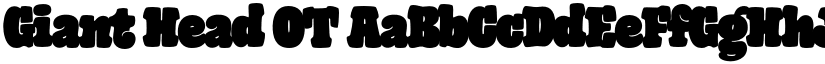 Giant Head OT font