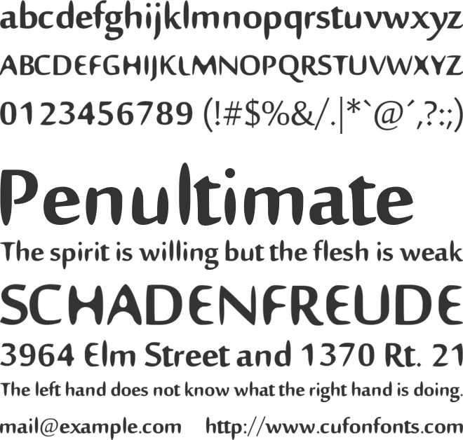 Sakkal Majalla font preview