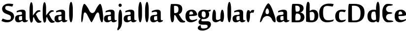 Sakkal Majalla Regular font