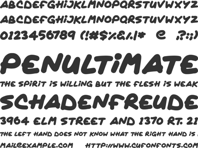 Quickly font preview
