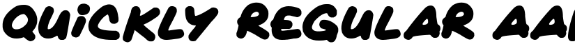Quickly Regular font
