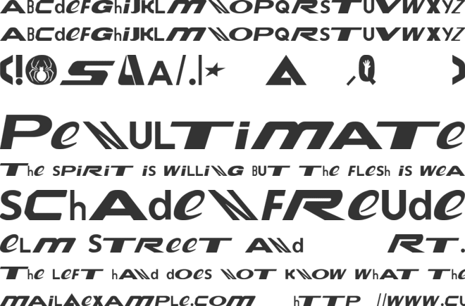 Le Tour de Fonts font preview