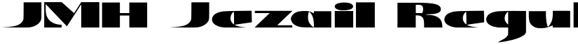JMH Jezail Regular font