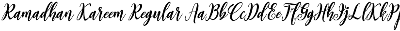 Ramadhan Kareem Regular font