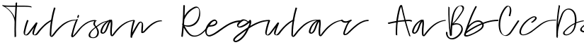 Tulisan Regular font