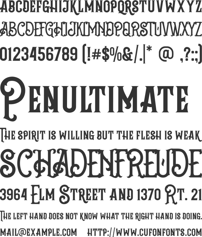 Grantmouth Vol.2 font preview