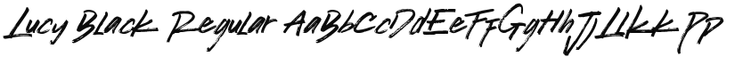 Lucy Black font download