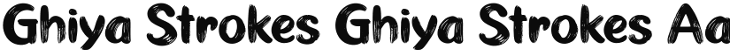 Ghiya Strokes font download