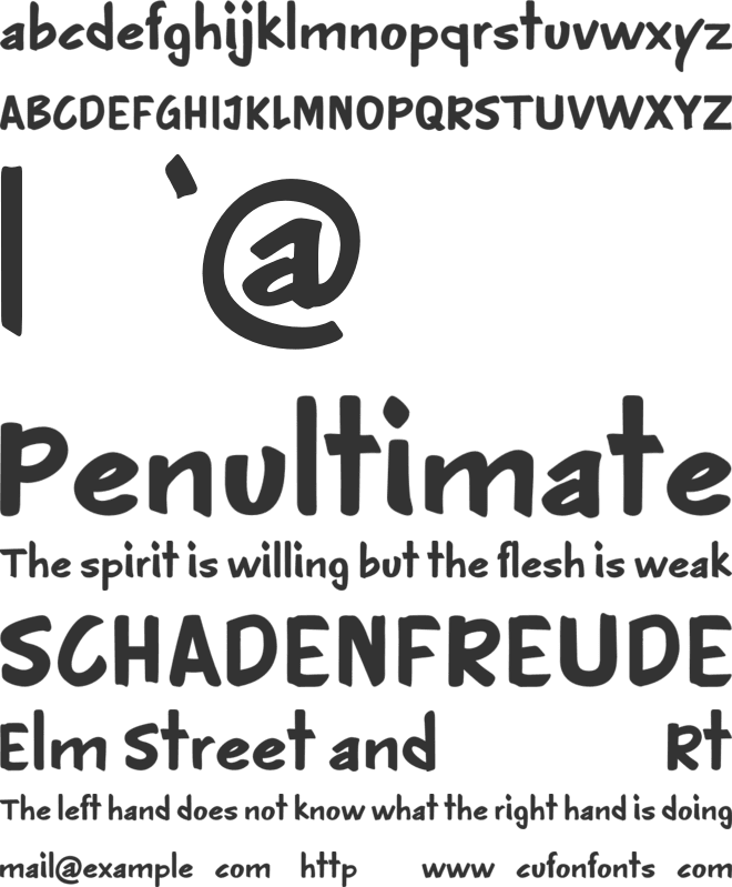 Luckystrikes font preview