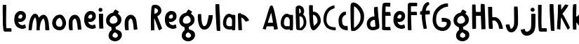 Lemoneign font download