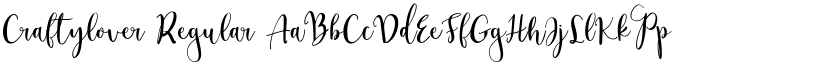 Craftylover Regular font