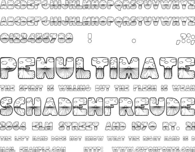 Easter Sunrise font preview