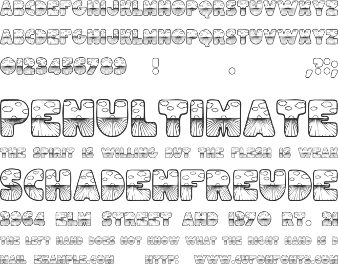 Easter Sunrise font preview