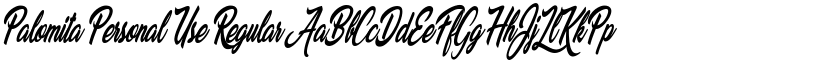 Palomita Personal Use Regular font