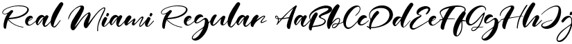 Real Miami font download