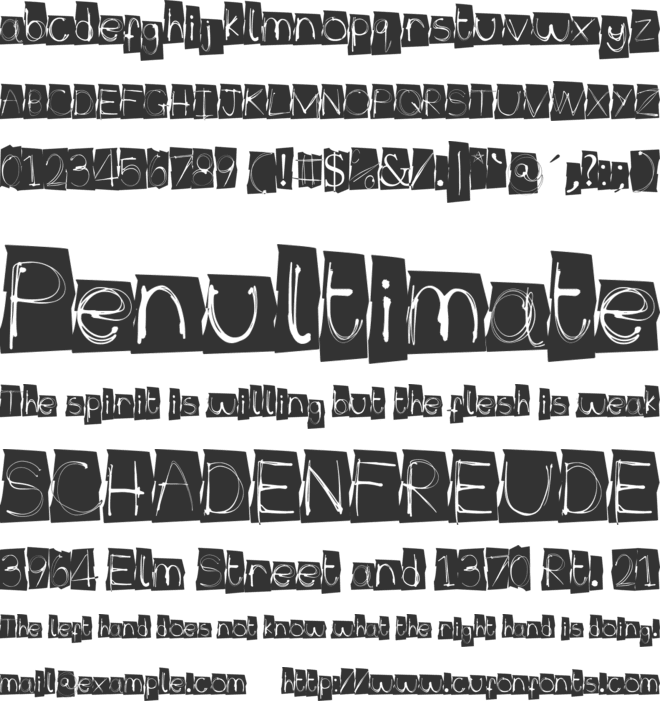 Illuminate font preview