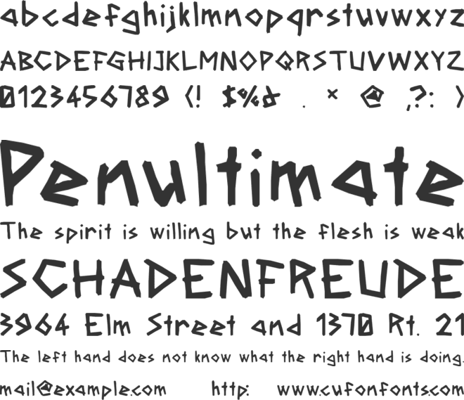 Etchstone font preview