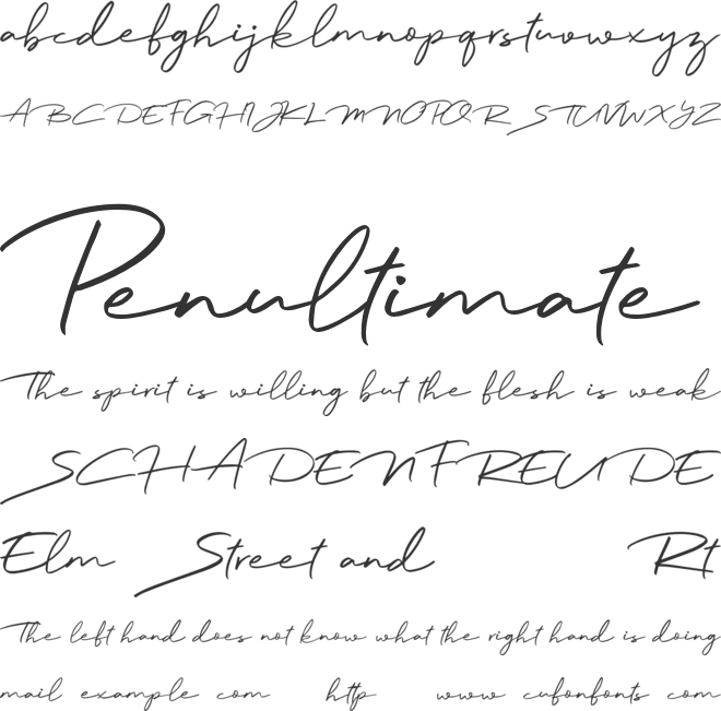 Jadyn Maria Free font preview