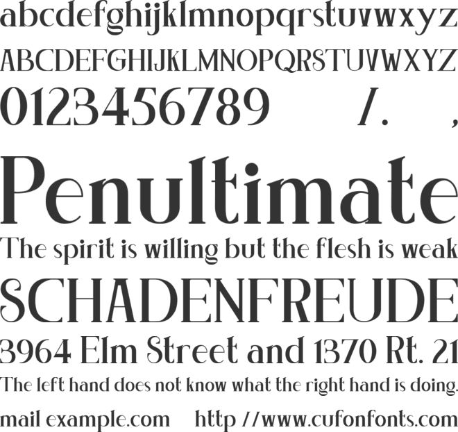 Concetta Kalvani font preview