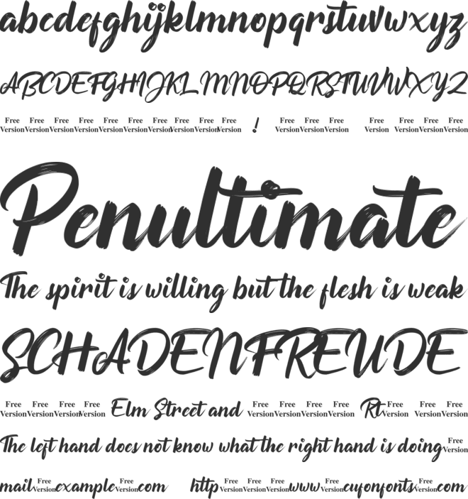 Button Shield Personal Use Only font preview