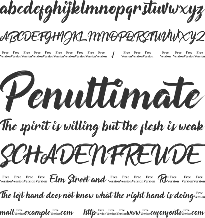 Button Shield Personal Use Only font preview