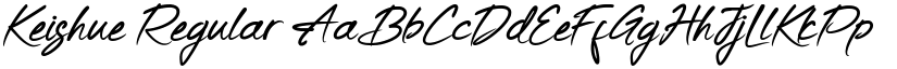 Keishue Regular font