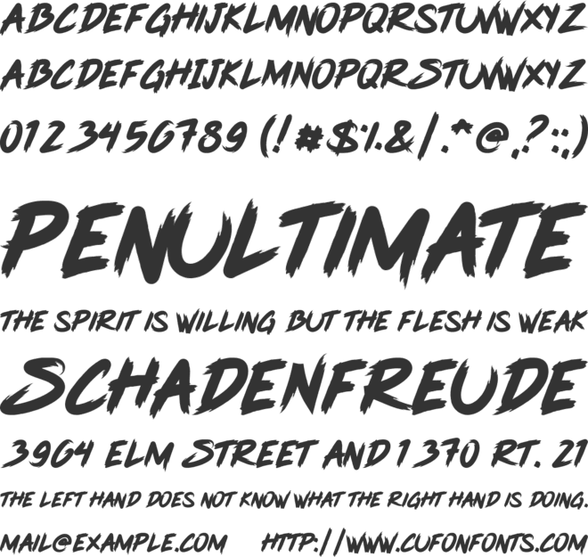 Pink Blue font preview