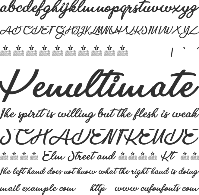 Ambar Pearl Personal Use font preview