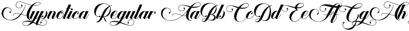 Hypnotica Regular font