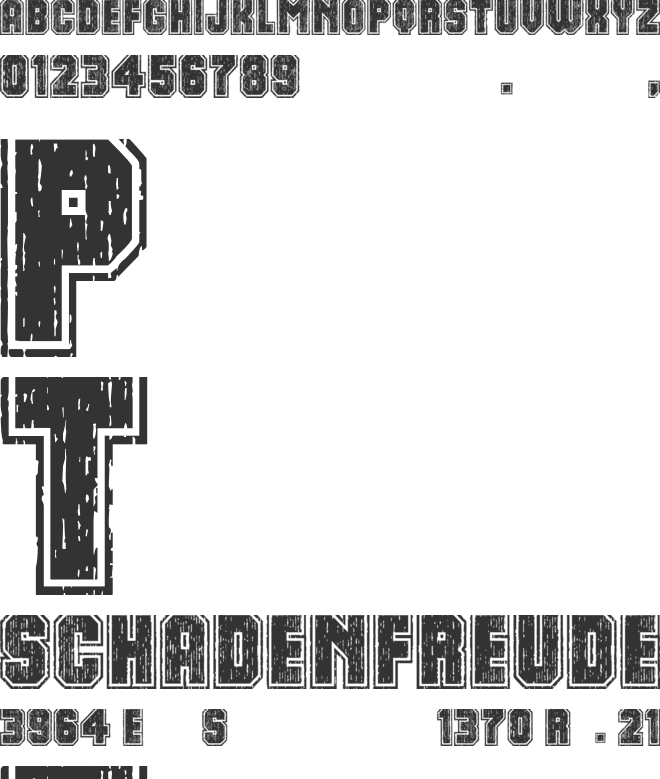 Dirty Bowl 86 font preview