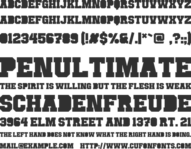 Punchline Filled font preview