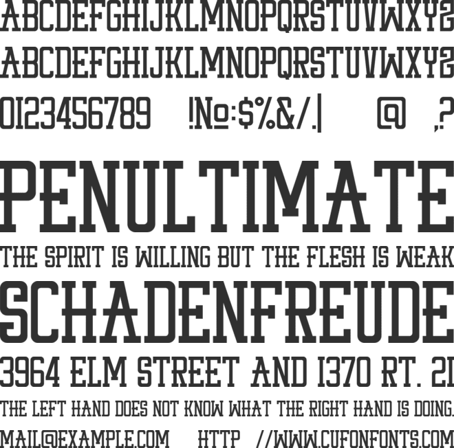 STAY PUNX font preview