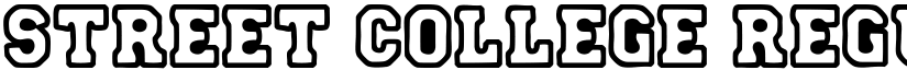 Street College Regular font