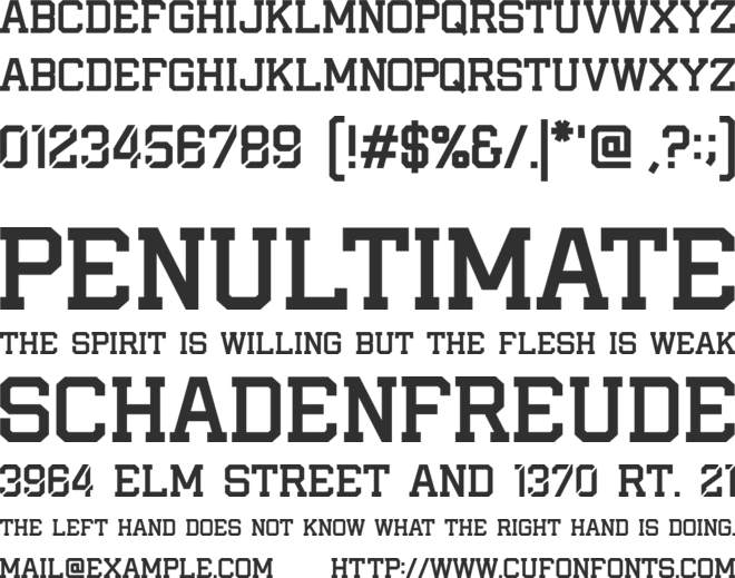 I AM A PLAYER font preview
