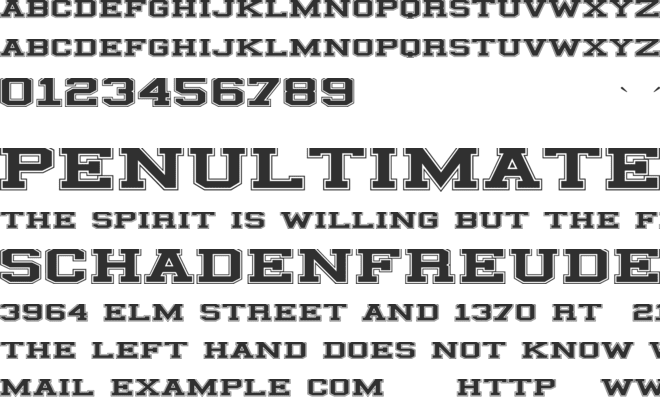 ILLINOIS block font preview