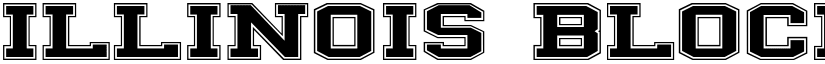 ILLINOIS block Regular font