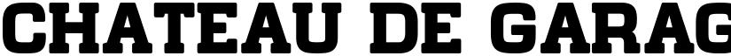 Chateau de Garage Regular font