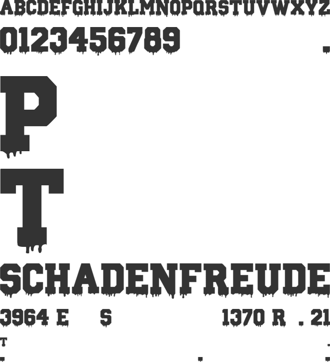 Gun School font preview