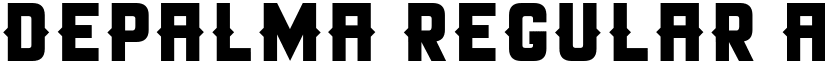 DEPALMA Regular font