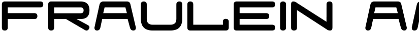 Fraulein font download