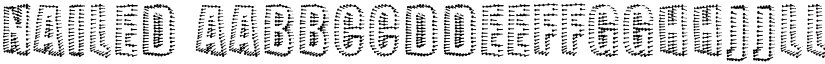 NAILED font