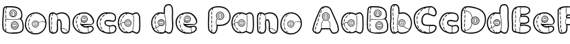 Boneca de Pano font