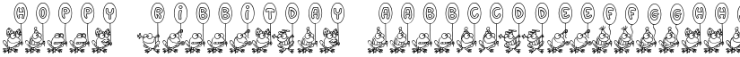 Hoppy Ribbitday font