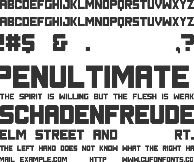 Timeline font preview