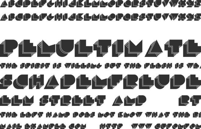 Maduo Etra font preview